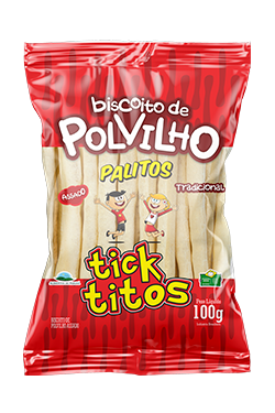 Biscoito de Polvilho - Palitos 100g.