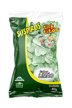 Suspiro Sabor Limão 80g.